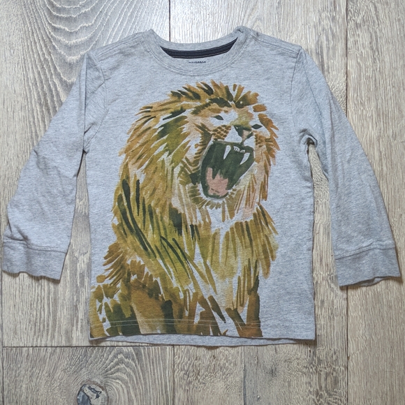 Gymboree Kids Lion Long-Sleeve Tee - Picture 1 of 3